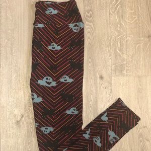 LuLaRoe Cat and Ghost Halloween Leggings